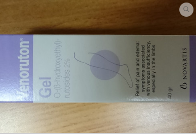 Venoruton Gel 40 grams made by Novartis