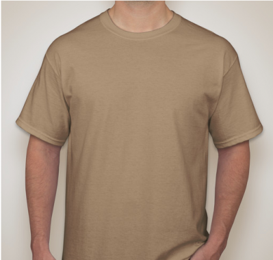 ROUNDNECK 100% COTTON - 160GSM SAND