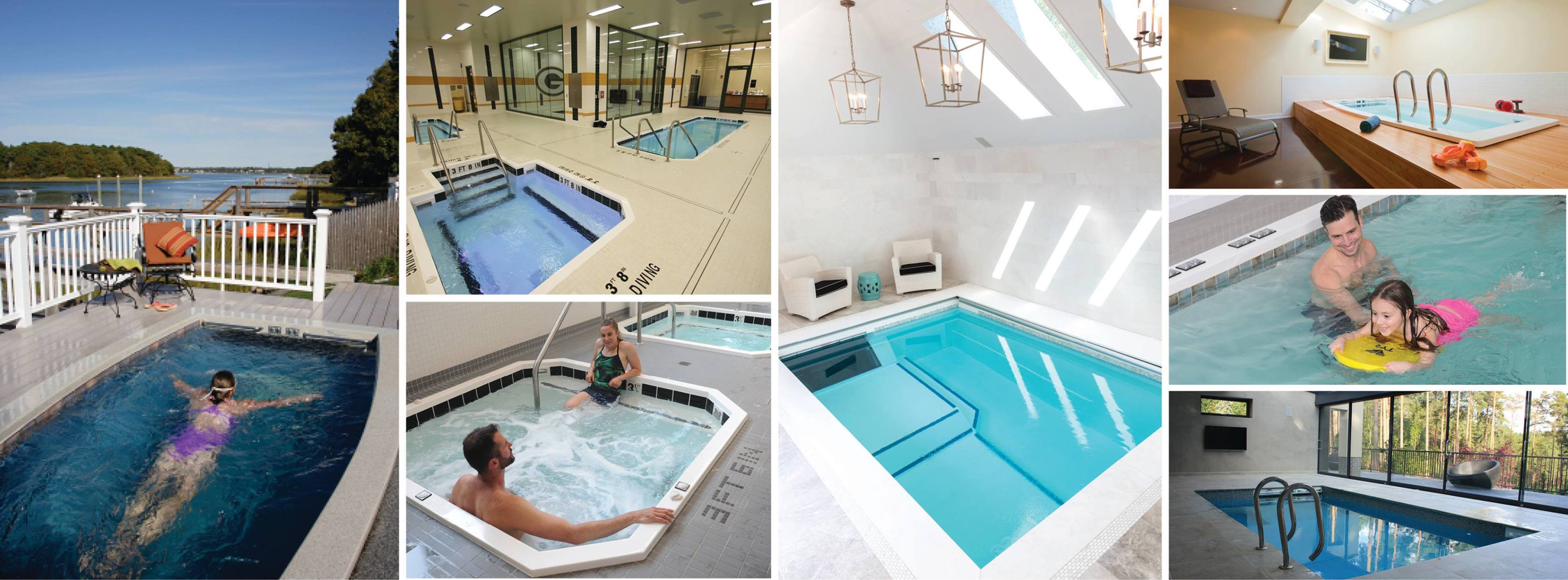 Swimming pool, distributors
