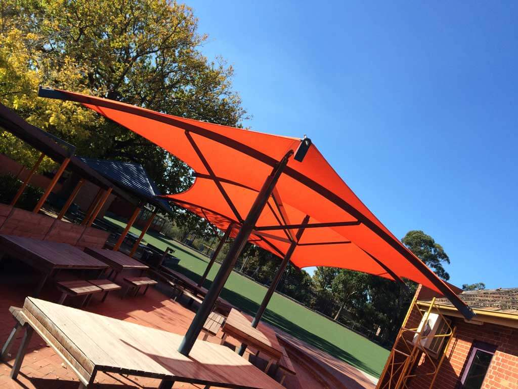 Shade sails and nets