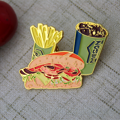 Hamburger Lapel Pin