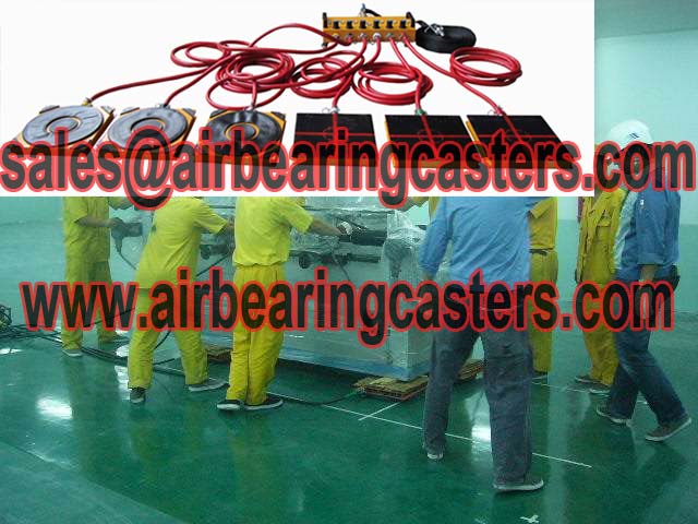 Modular air caster systems details with pictures