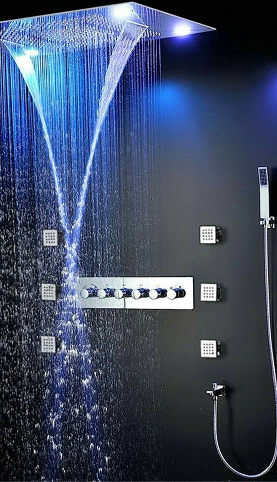 LED shower head