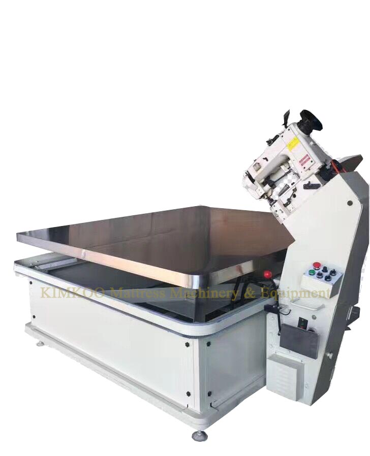 Mattress tape edge sewing machine