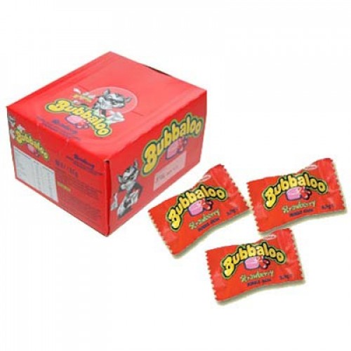 Bubbaloo Strawberry Flavour Bubble Gum