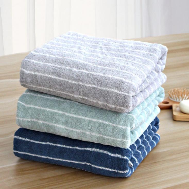 Japanese cotton striped towel
