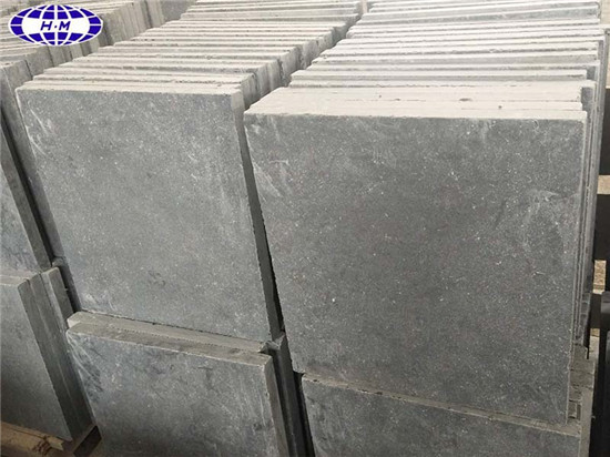 Blue Brushed Limestone.