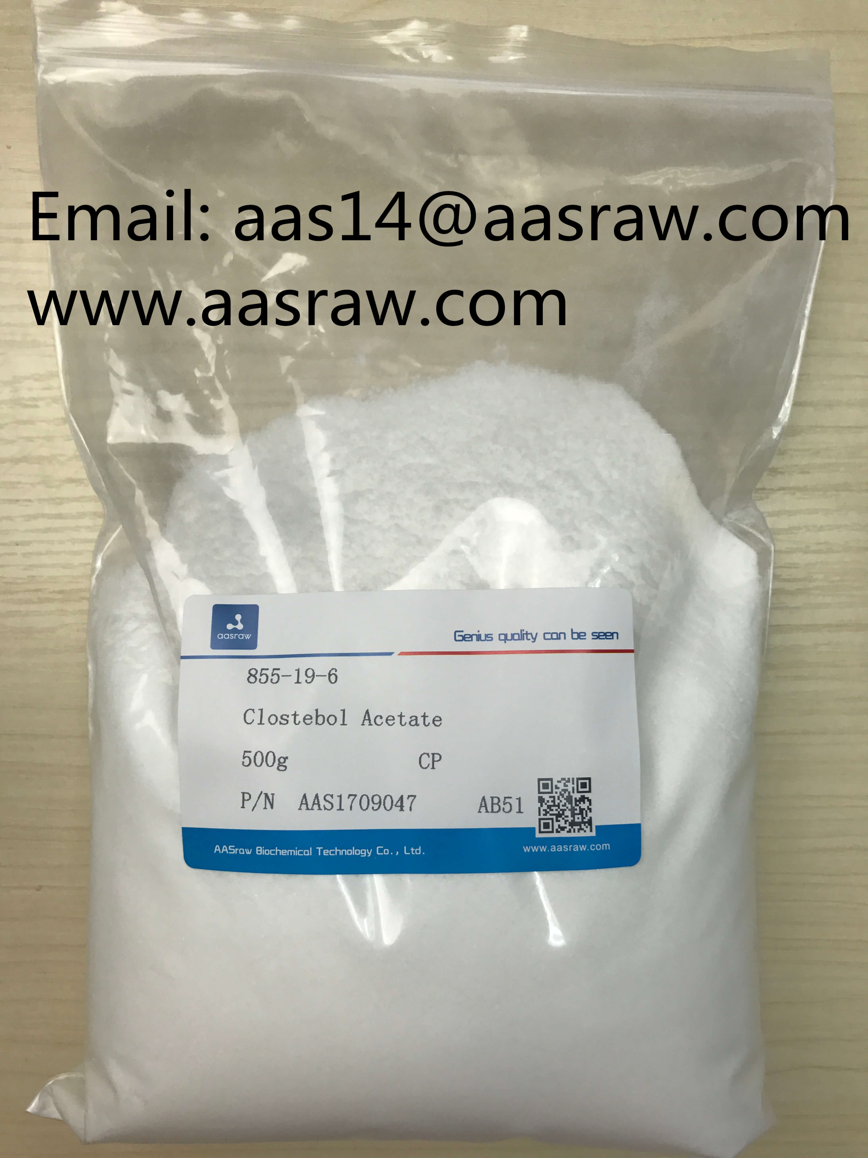 Clostebol Acetate 4-Chlorotestosterone acetate Turinabol(Tbol) supplier CAS 855-19-6 bodybuilding muscle