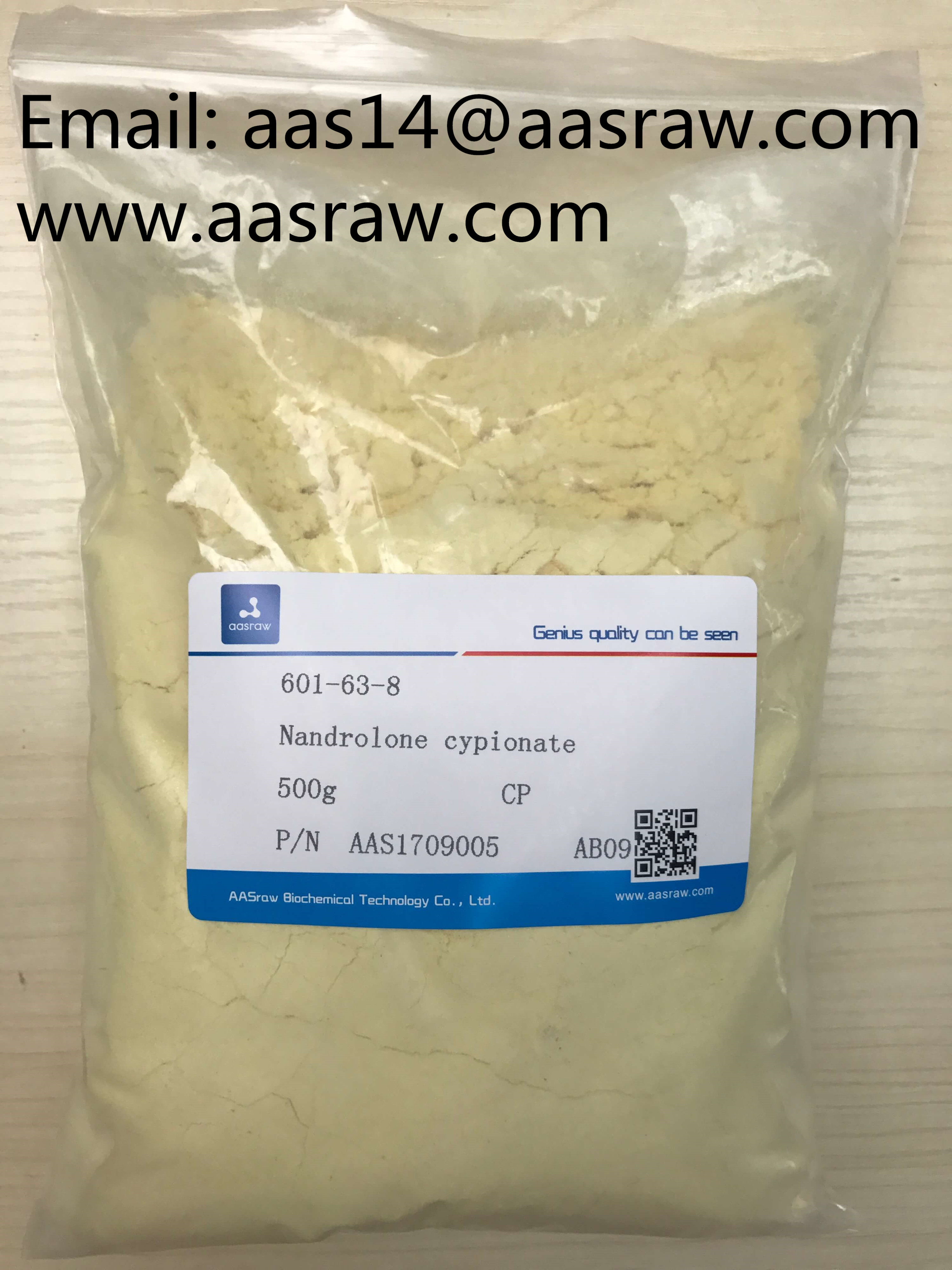 99% Raw Nandrolone cypionate powder supplier CAS 601-63-8 aasraw steroids bodybuilding high quality