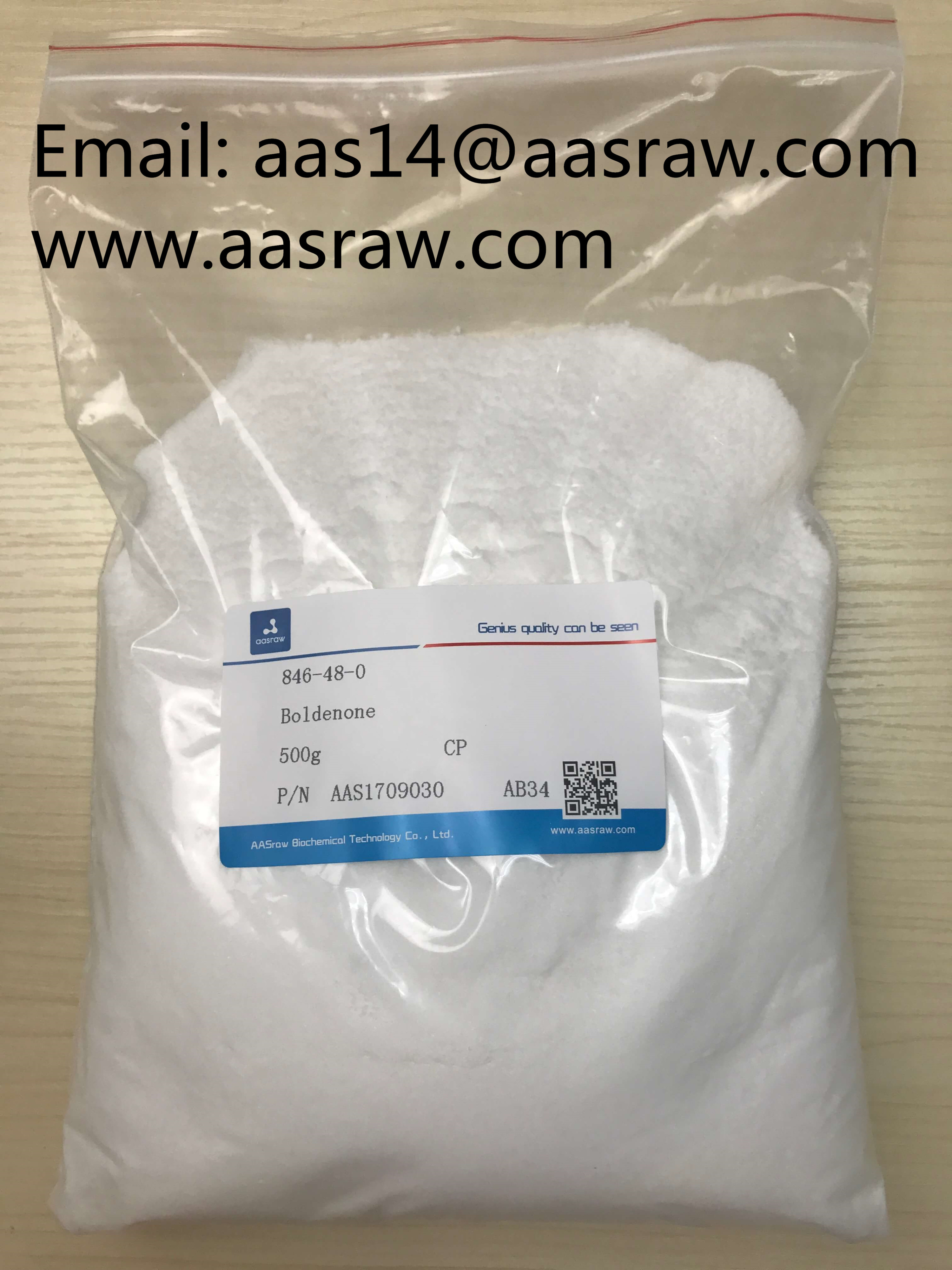 Raw Boldenone powder supplier CAS 846-48-0 AASraw anabolics steroids raw powder bodybuilding powder 