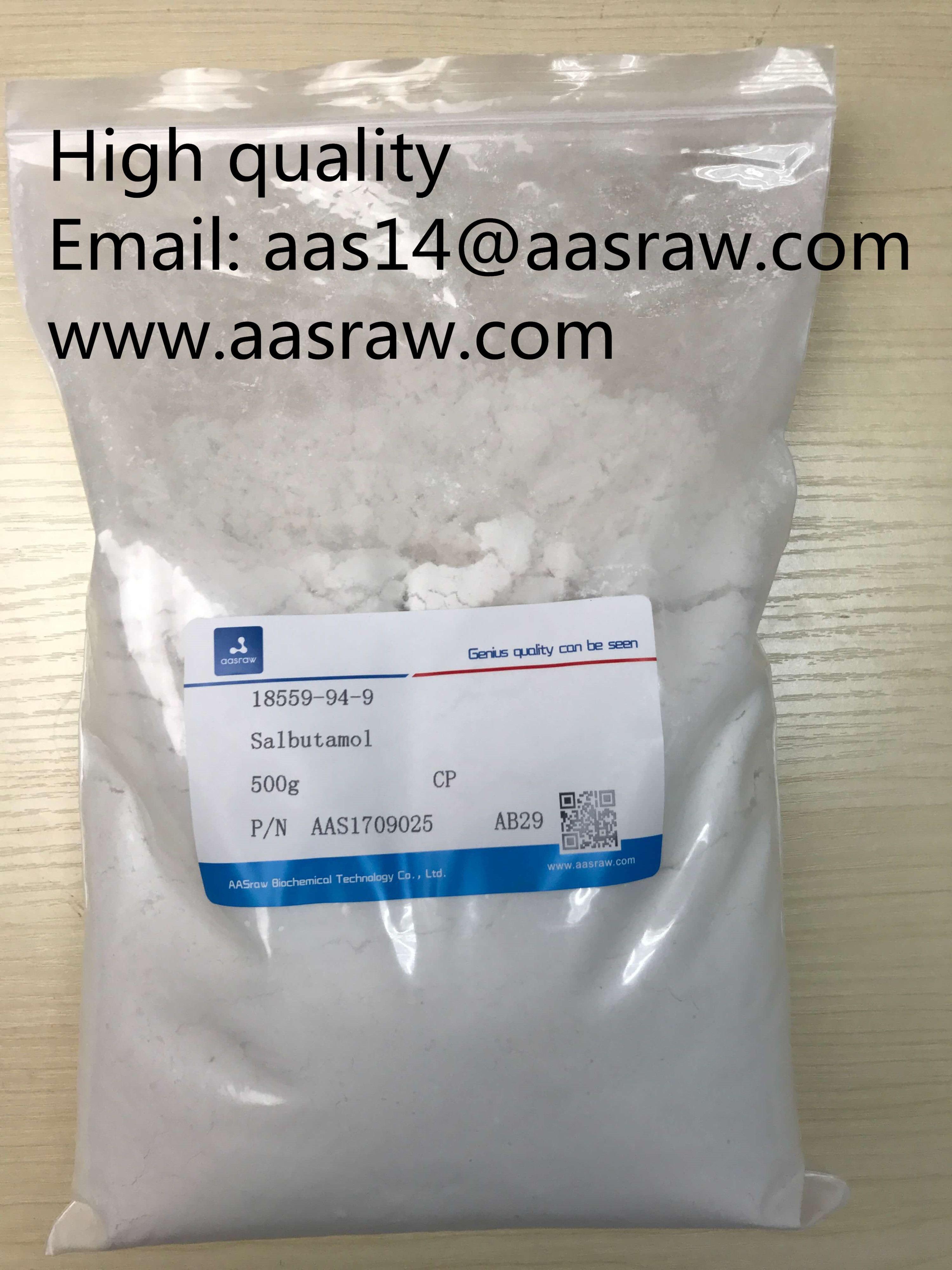 Raw Salbutamol powder supplier high purity CAS 18559-94-9 AASraw reduce weight powder hot selling high quality