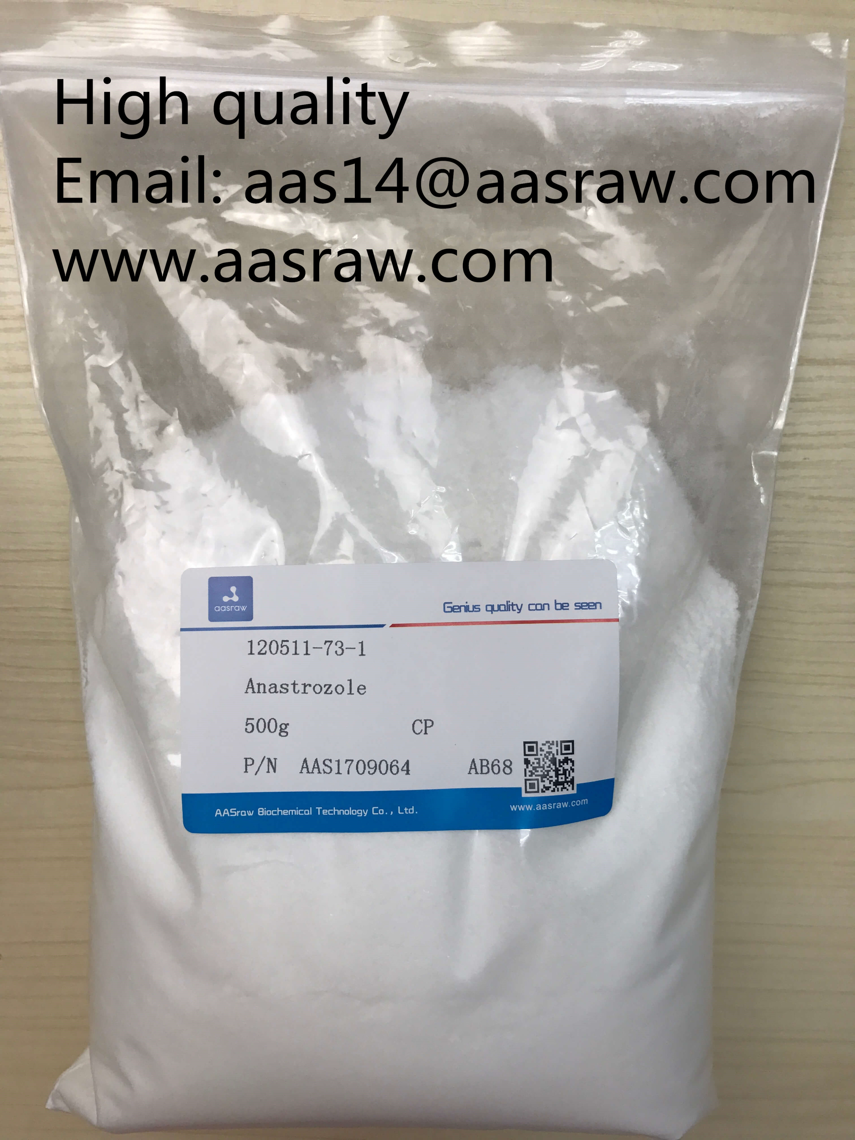 Anastrozole (Arimidex) powder supplier CAS 120511-73-1 AASraw PCT drugs  buy arimidex powder high quality high purity 99% 