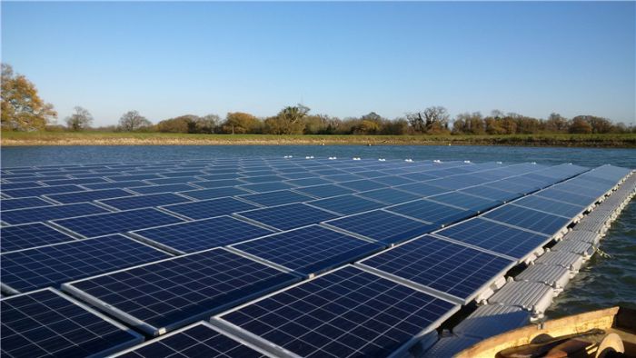 Water-Mounted Solar Power System