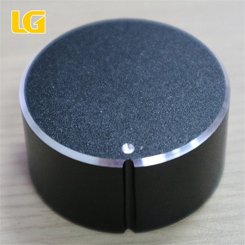 Durable Black Aluminum Alloy volume knob,Round black aluminum alloy knob,ISO9001 black aluminum alloy knob