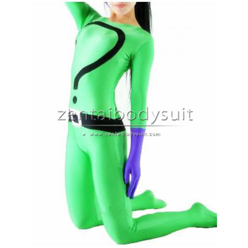 DC Comics Riddler Costume Green Spandex Zentai Suits