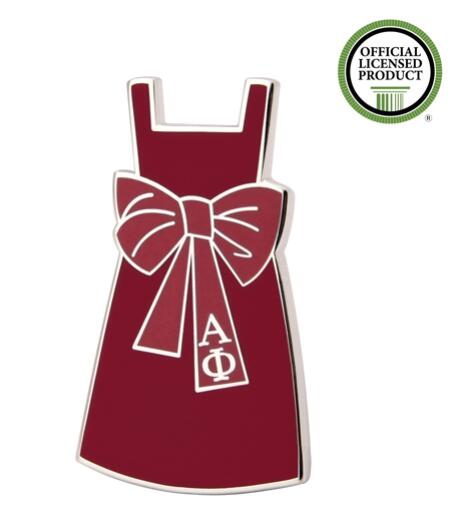  Alpha Phi Red Dress Enamel Pins