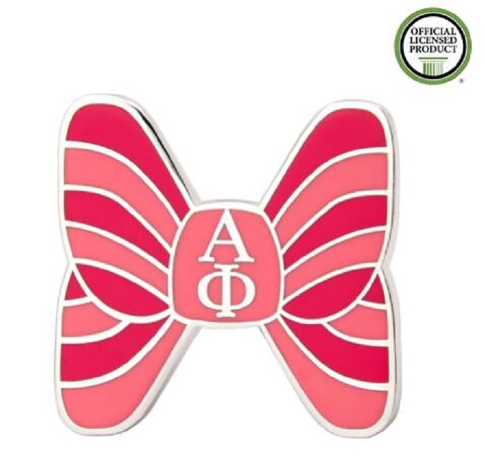 Alpha Phi Bow Enamel Pins
