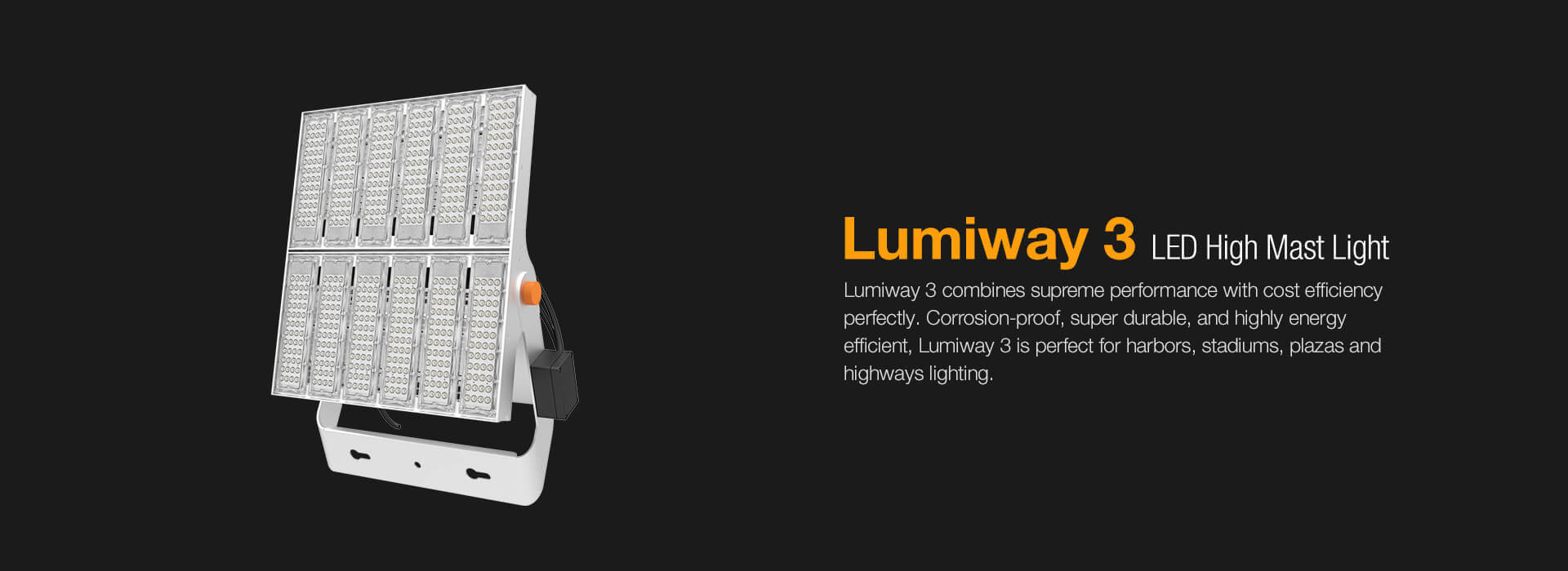 lumiway 3 LED High Mast light