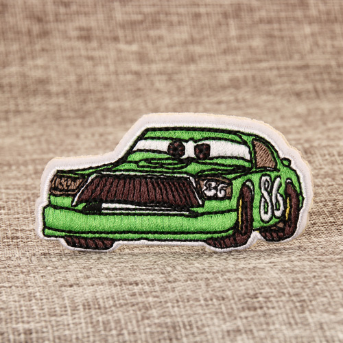 Green Jeep Embroidered Patches