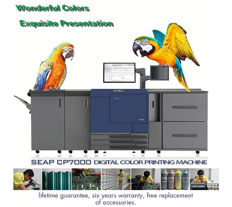Cmyk Digital Color Printing Machine SEAP CP7000, offset printing machine