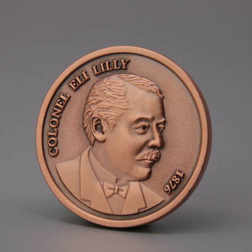 Challenge Coins | Colonel Eli Lilly Personalized Coins