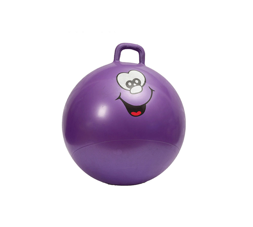 Toy Manufacturer Inflatable Colorful Fitness Jumping Ball with Handle for Children