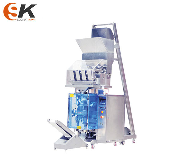 SK-L420ST Vertical Form-fill-seal Machine With Four Head Linear Weigher