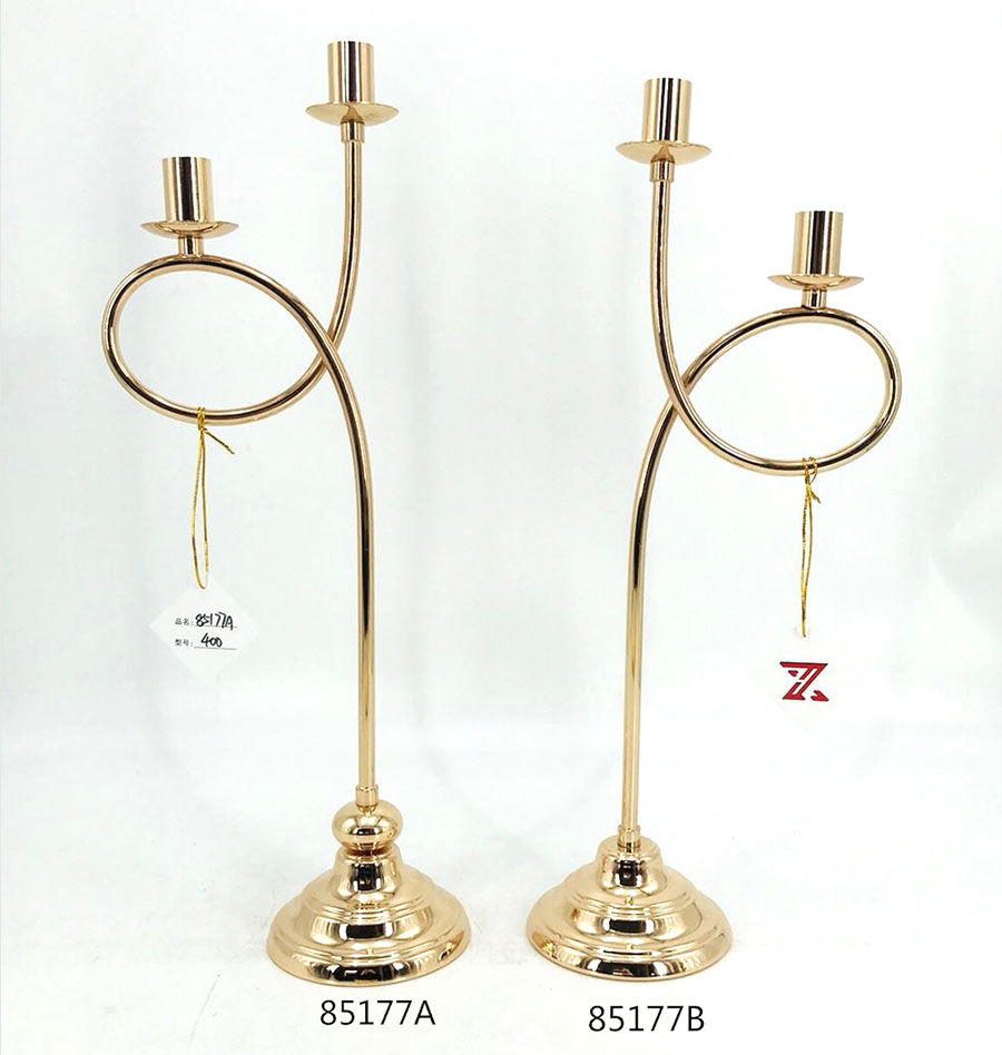 tall gold metal tree branch holder from china