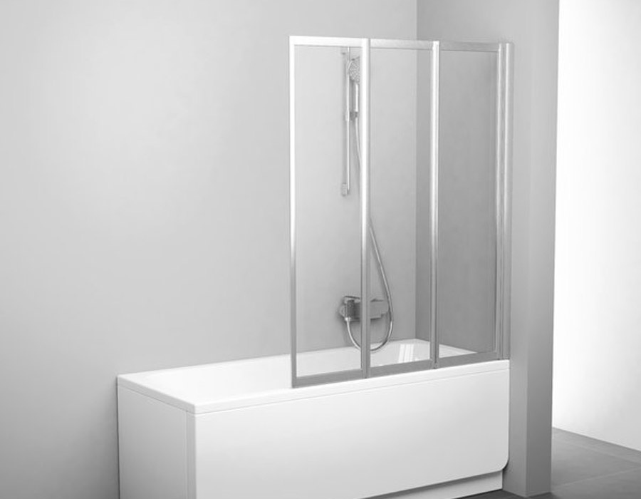 10.Three Part Folding Bathtub Shower Wall, AB 5433