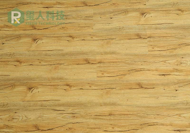 Light Brown Color Spc Click Lock Vinyl Flooring 1755
