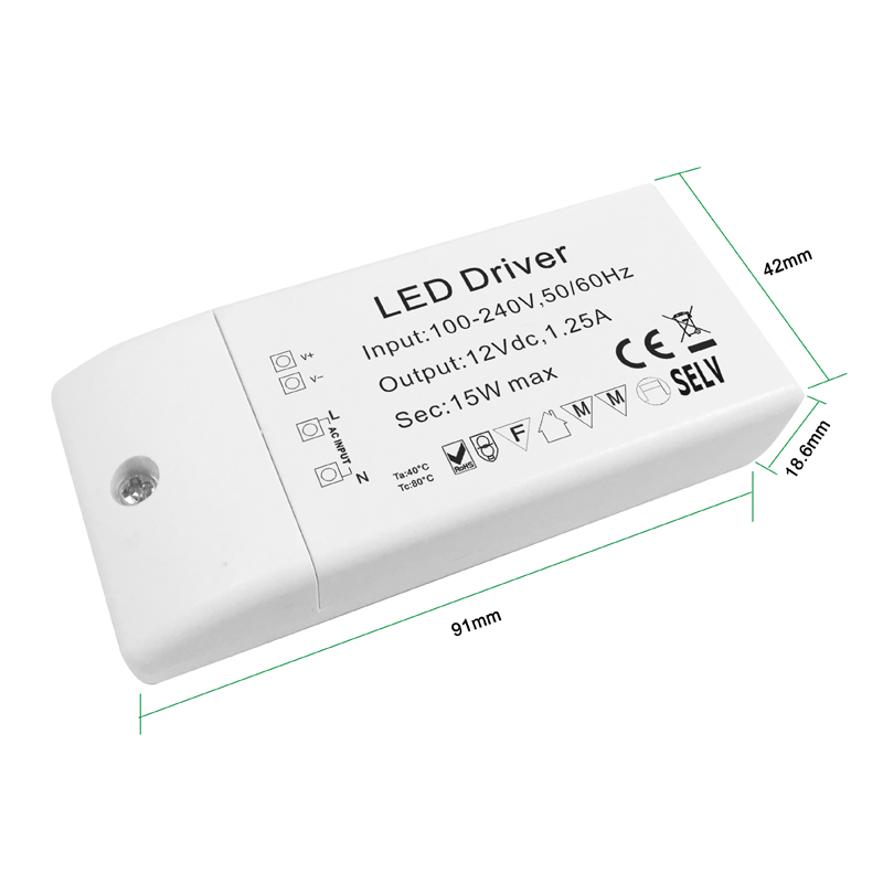 24v 15W mini LED driver  china LED driver for sale 