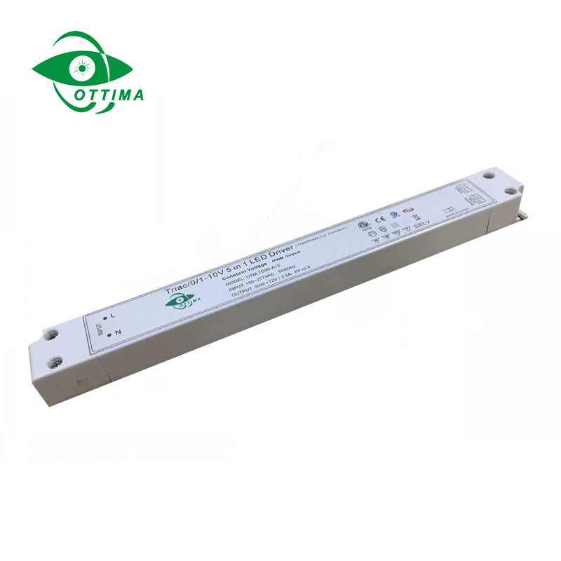 12v 100W slim 5 in 1 dimmable led driver IP20 