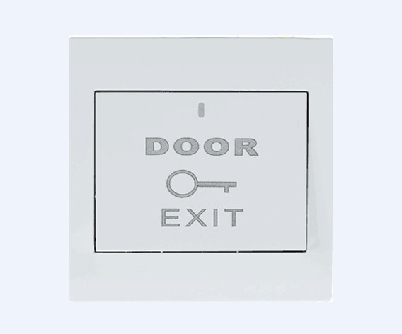 Exit release push button switch for access control system