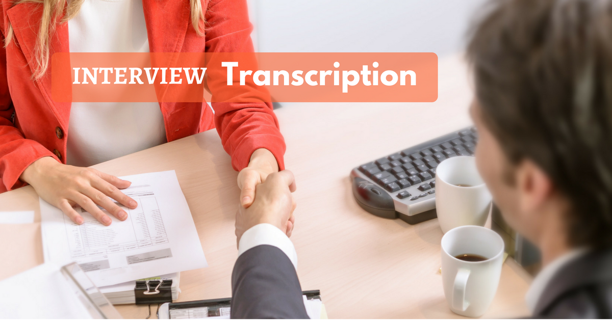 interview transcription services