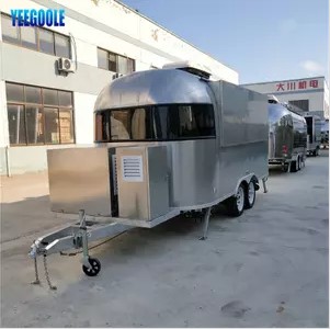 YG-FPR-04 Standard Mobile Food Cart Food Catering Trailer for Coffee Ice Cream