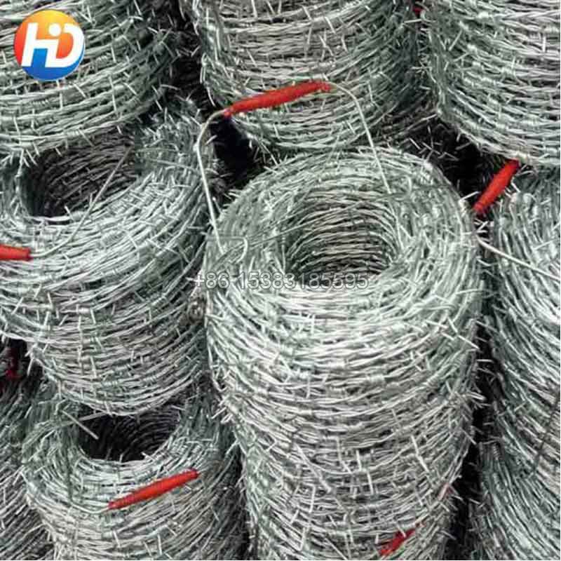 galvanized and PVC coated Barbed Wire HAODI