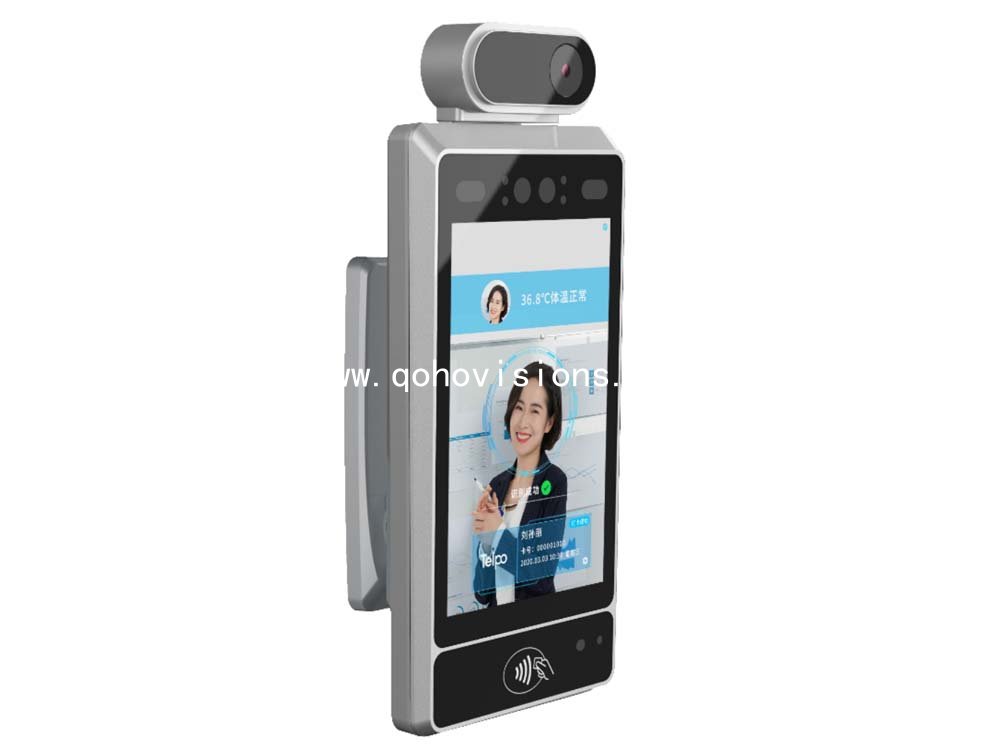 Face Recognition and Temperature Measurement Device Aisle Version