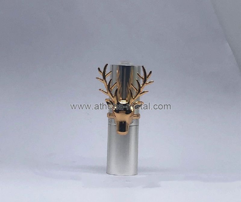 Novelty Lipstick case with Ring Decoration 