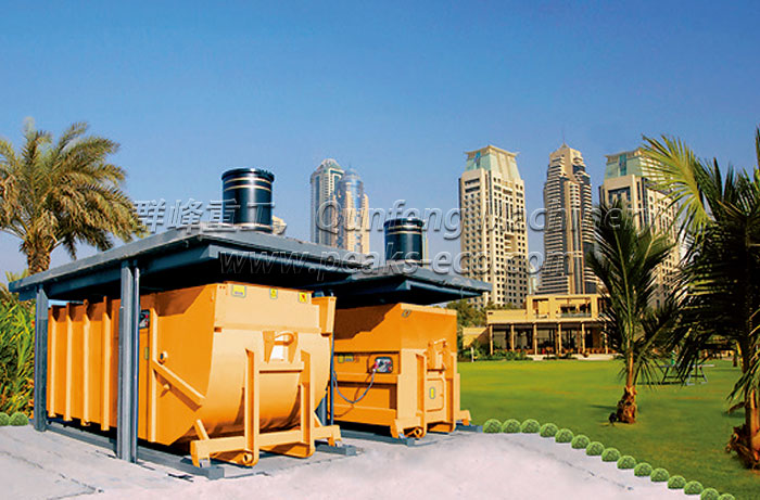 New Type Underground Waste Container System