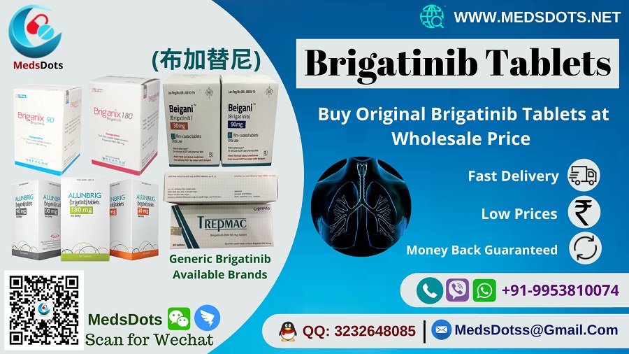 Brigatinib Price in India | Alunbrig Generic Wholesale Supplier | Buy Lung Cancer Medicine Online