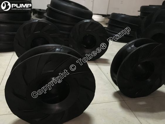 Warman R55 Slurry Pump Rubber Material Impeller Spare Parts