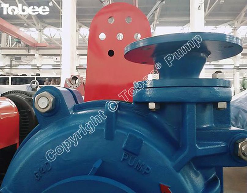 6/4D Slurry pump with the customized outlet 6inch 6/6