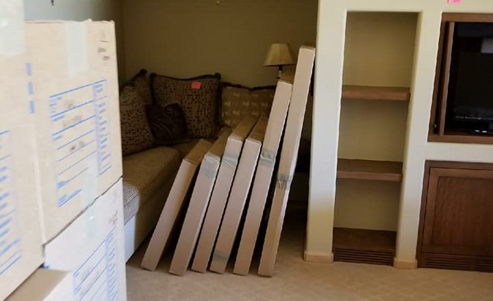 Removing furniture to another site
