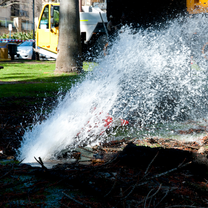 Burst pipes