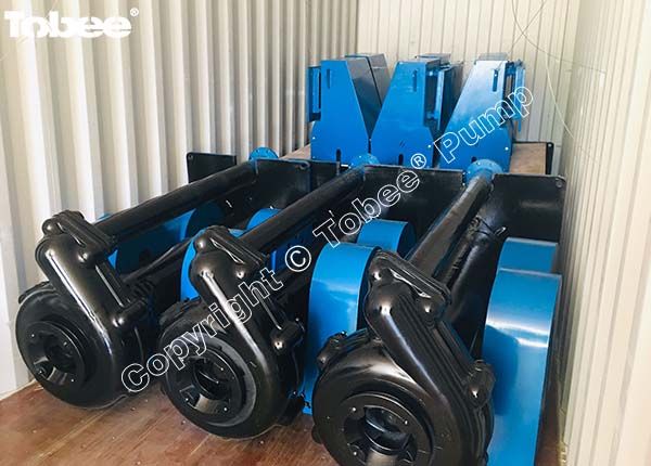 12sets of 100RV-SPR heavy-duty sump pump loading in 40HQ container.