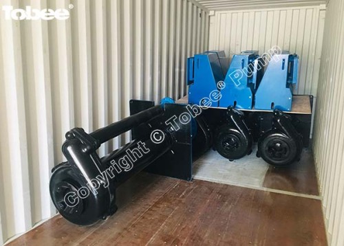 Total 12sets 100RV-SPR vertical sump pumps with motors.