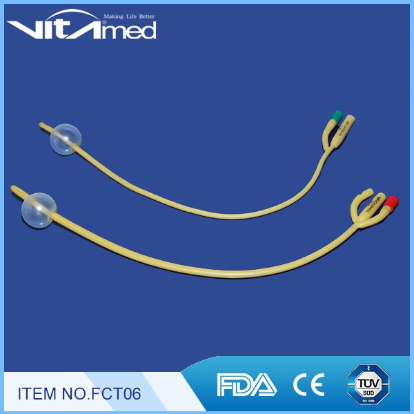 Vitaimed Latex Foley Catheter FCT06   Silicone Foley Catheter 