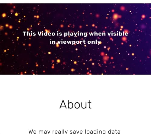 Background Video Utils