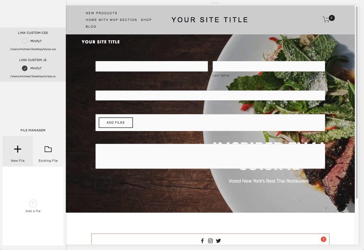 Squarespace Code Connector