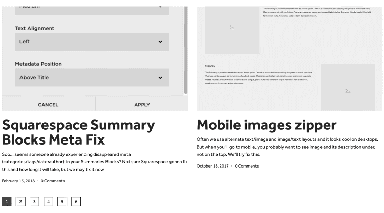 Numbered Pagination